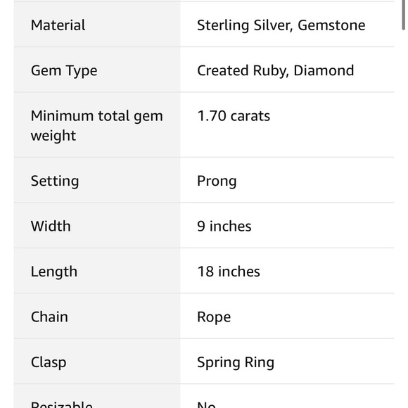 Amanda Rose Collection Lab Grown Ruby Pendant - Picture 4 of 5